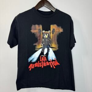 VTG 2005 Kanye West’s Late Registration Touch The Sky Tour T Shirt Black